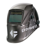 Parweld XR 938  Zelfdimmende lashelm, voorzien van ware kleuren casette